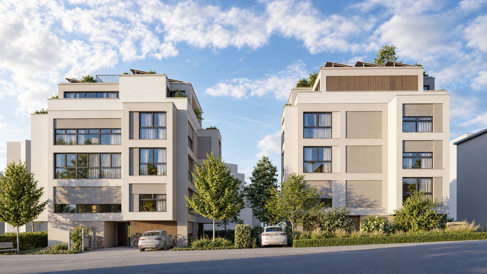 Projekt Riedacker Living in Zürich – Visualisierung
